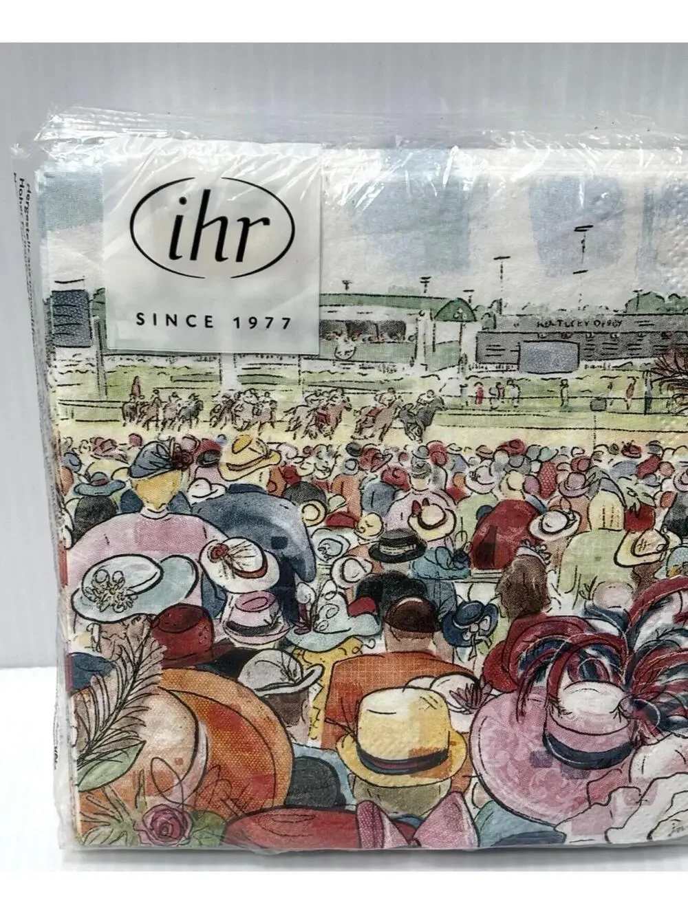 Kentucky Derby Horse Race Dessert Napkins 3-Ply Party Tableware Spectator Decor